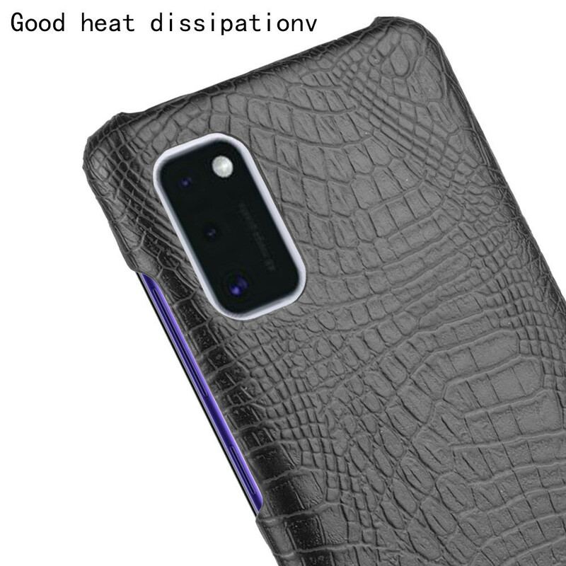 Capa Para Samsung Galaxy A41 Efeito Pele De Crocodilo