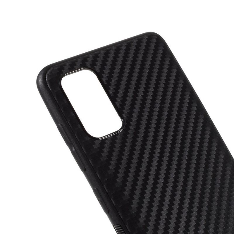 Capa Para Samsung Galaxy A41 Fibra De Carbono