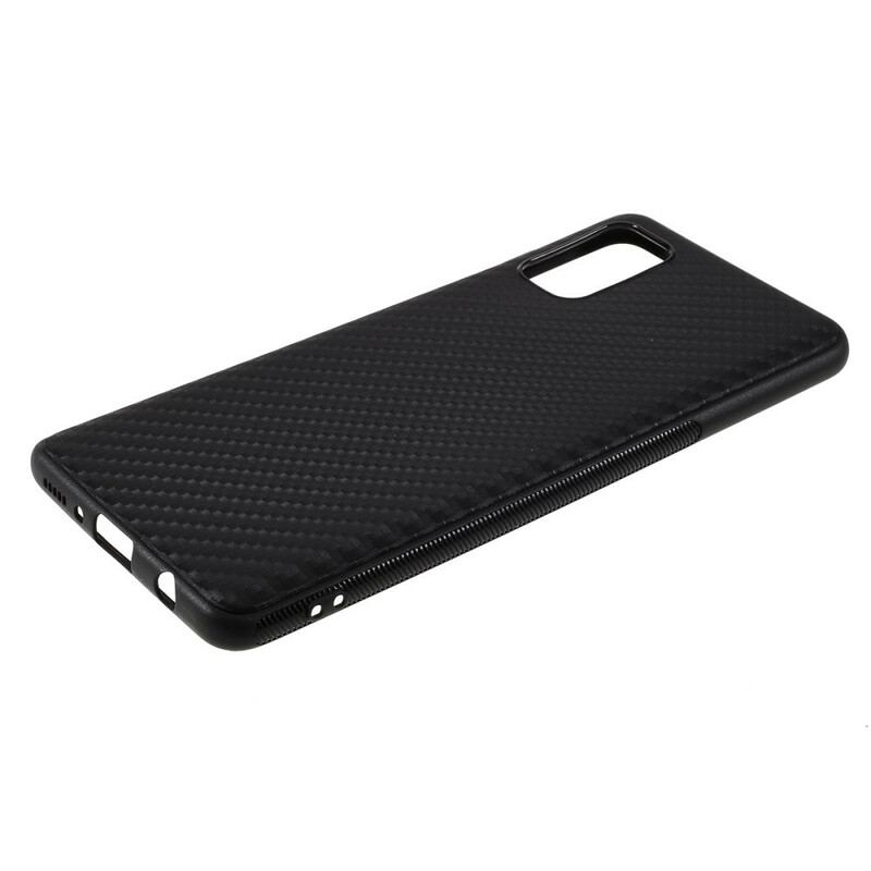 Capa Para Samsung Galaxy A41 Fibra De Carbono