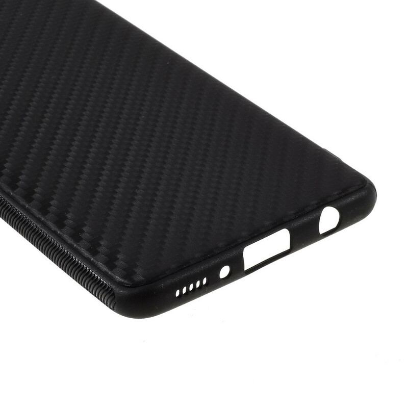 Capa Para Samsung Galaxy A41 Fibra De Carbono