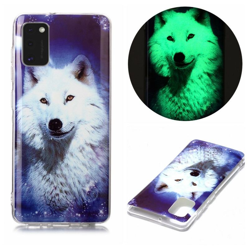 Capa Para Samsung Galaxy A41 Fluorescente Wolf Series