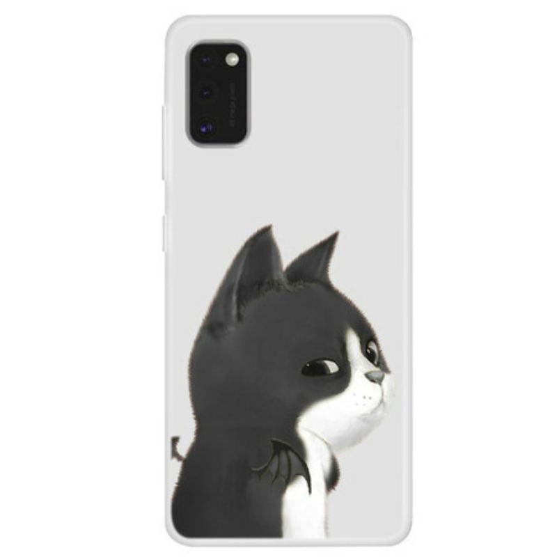 Capa Para Samsung Galaxy A41 Gato Do Diabo