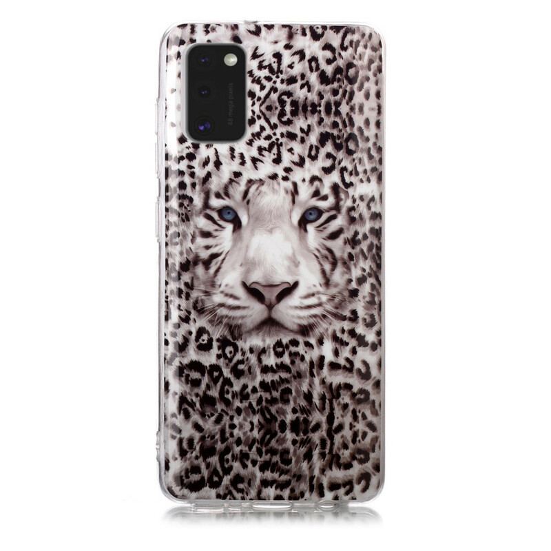 Capa Para Samsung Galaxy A41 Leopardo Fluorescente