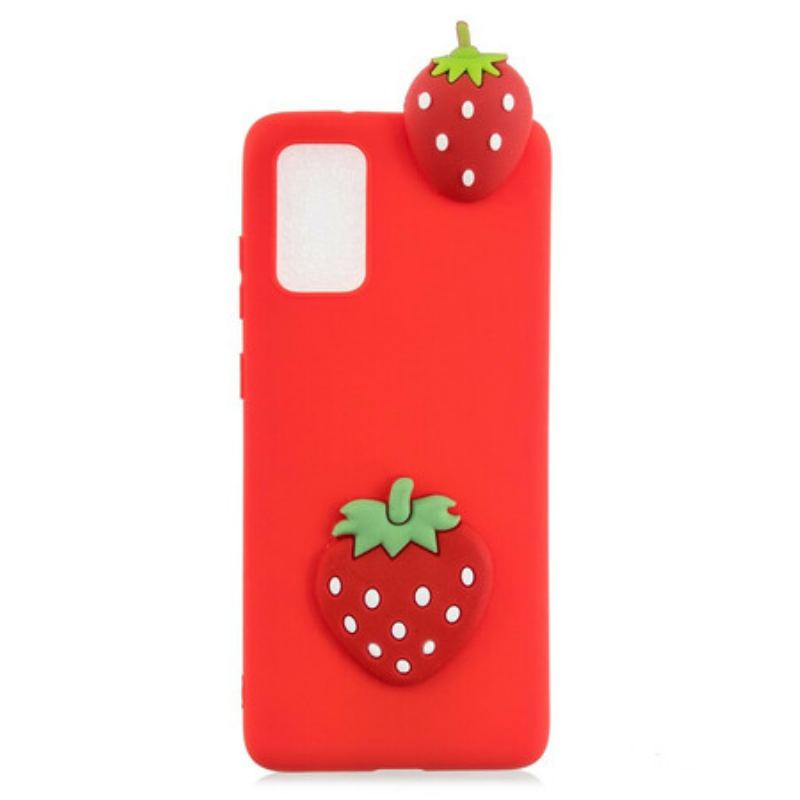 Capa Para Samsung Galaxy A41 O Morango 3d