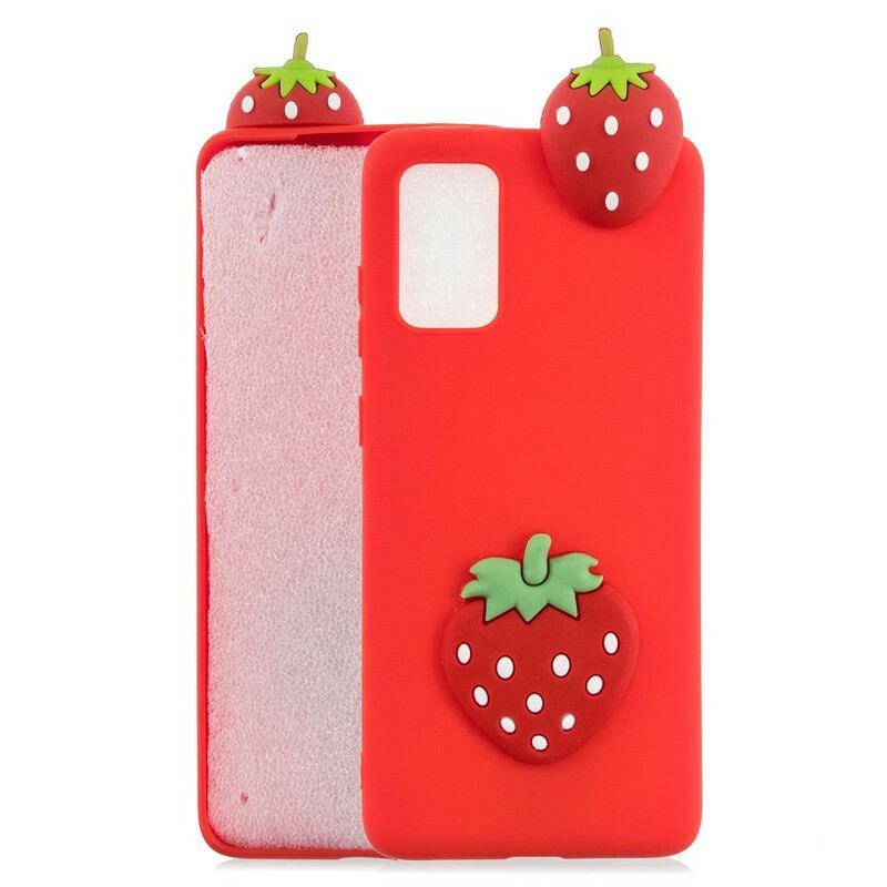 Capa Para Samsung Galaxy A41 O Morango 3d