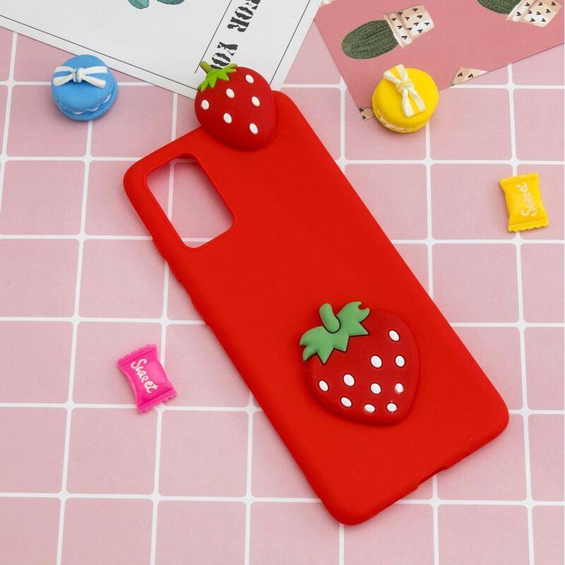 Capa Para Samsung Galaxy A41 O Morango 3d