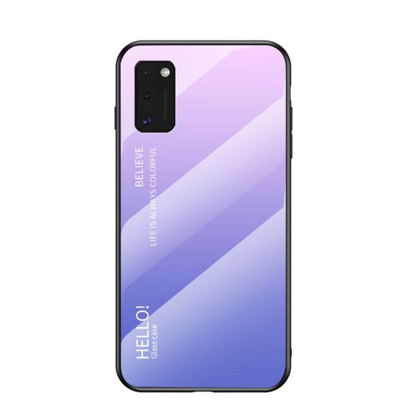 Capa Para Samsung Galaxy A41 Olá Vidro Temperado