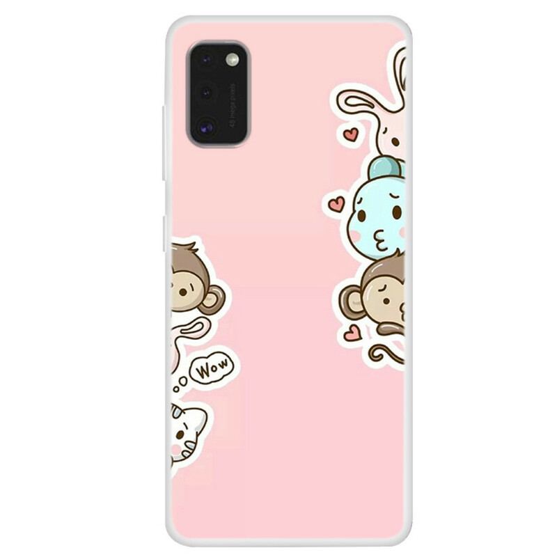 Capa Para Samsung Galaxy A41 Uau Animais