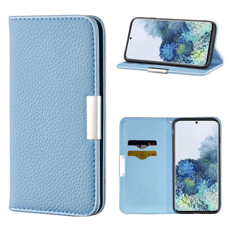 Capa De Celular Para Samsung Galaxy S21 5G Flip Couro Falso Lichia Ultra Chic