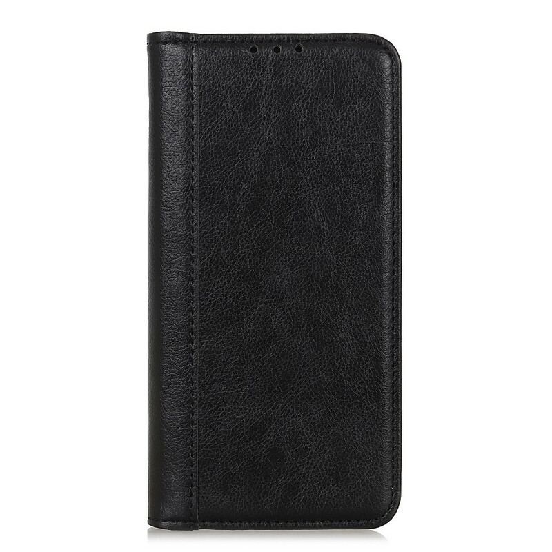 Capa De Celular Para Samsung Galaxy S21 5G Flip Couro Litchi Elegance Dividido