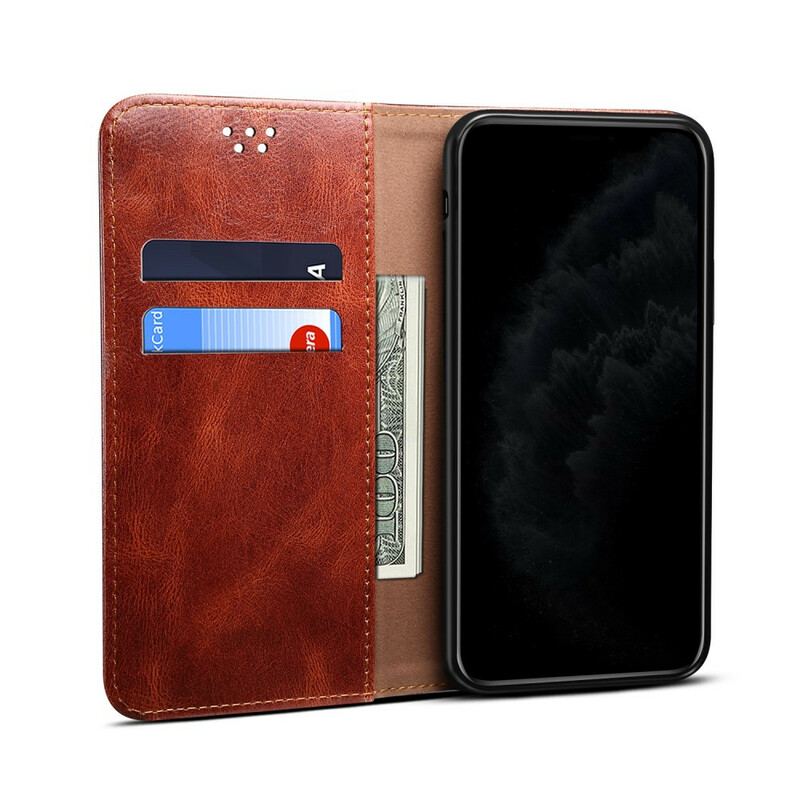 Capa De Celular Para Samsung Galaxy S21 5G Flip Couro Sintético Encerado