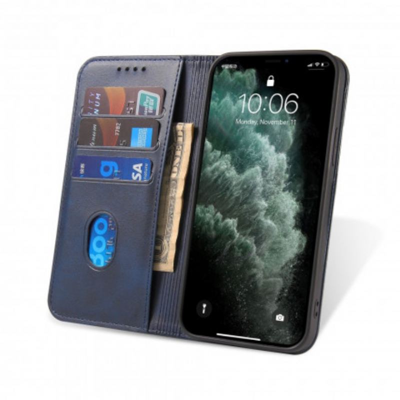 Capa De Celular Para Samsung Galaxy S21 5G Flip Efeito Couro Estilo Empresarial