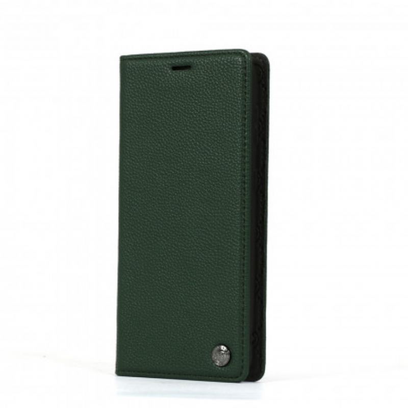 Capa De Celular Para Samsung Galaxy S21 5G Flip Efeito Couro Hanman