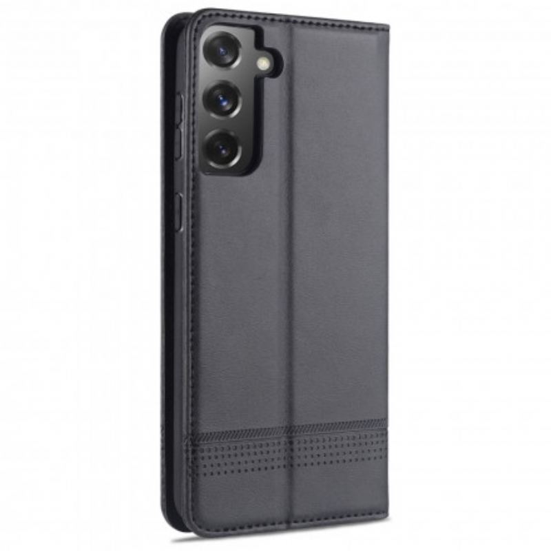 Capa De Celular Para Samsung Galaxy S21 5G Flip Estilo De Couro Azns