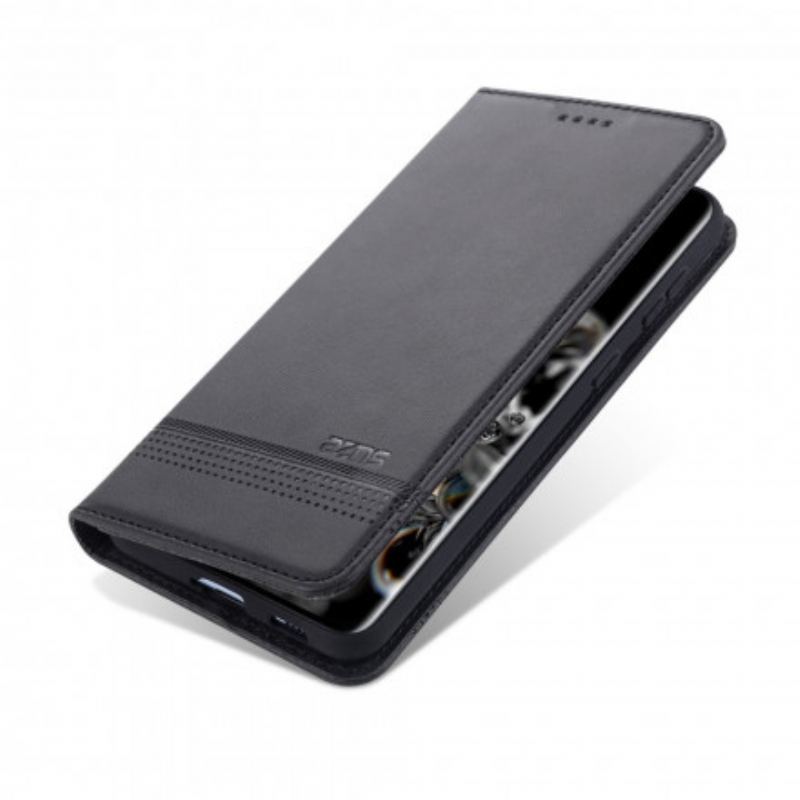 Capa De Celular Para Samsung Galaxy S21 5G Flip Estilo De Couro Azns