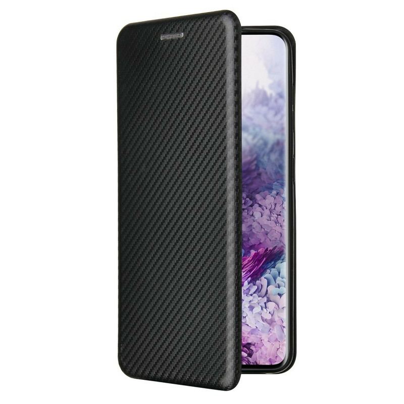 Capa De Celular Para Samsung Galaxy S21 5G Flip Fibra De Carbono