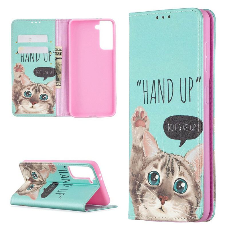 Capa De Celular Para Samsung Galaxy S21 5G Flip Hand-up