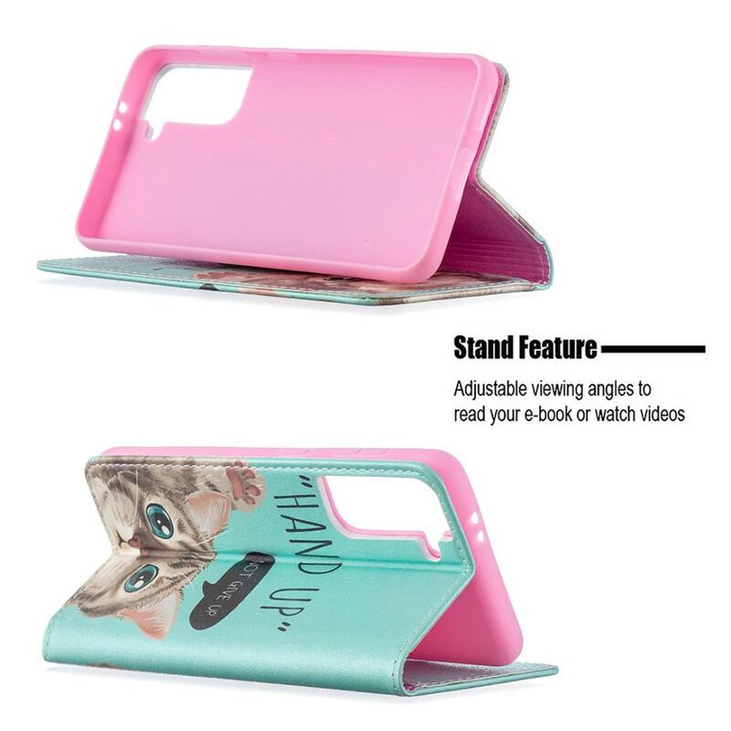 Capa De Celular Para Samsung Galaxy S21 5G Flip Hand-up