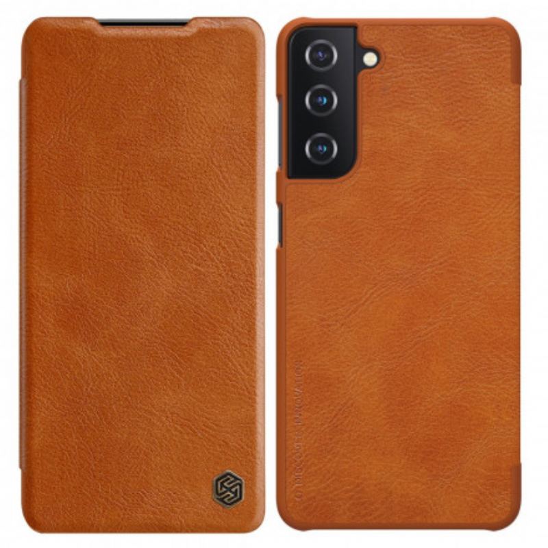 Capa De Celular Para Samsung Galaxy S21 5G Flip Série Nillkin Qin