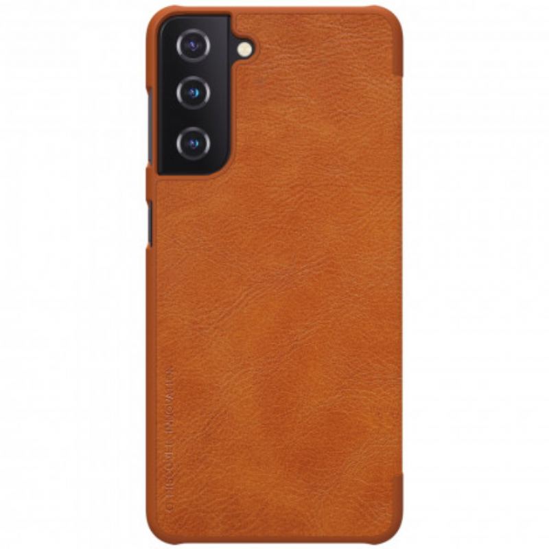 Capa De Celular Para Samsung Galaxy S21 5G Flip Série Nillkin Qin