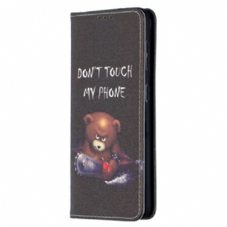 Capa De Celular Para Samsung Galaxy S21 5G Flip Urso Perigoso