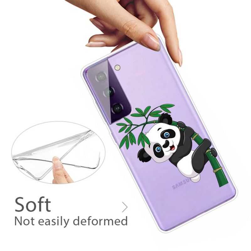 Capa De Celular Para Samsung Galaxy S21 5G Panda No Bambu