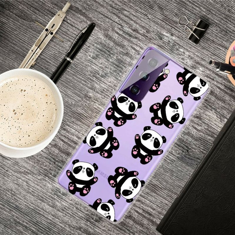 Capa De Celular Para Samsung Galaxy S21 5G Top Pandas Divertidos