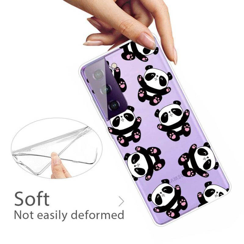 Capa De Celular Para Samsung Galaxy S21 5G Top Pandas Divertidos