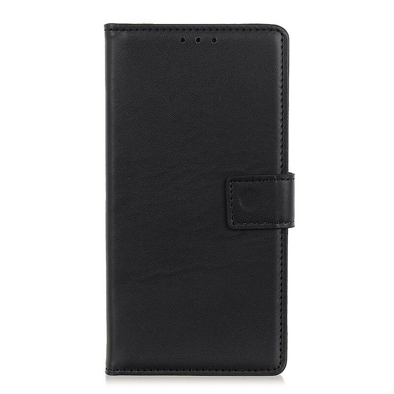 Capa Em Pele Para Samsung Galaxy S21 5G Couro Sintético Liso