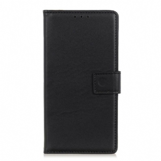 Capa Em Pele Para Samsung Galaxy S21 5G Couro Sintético Liso