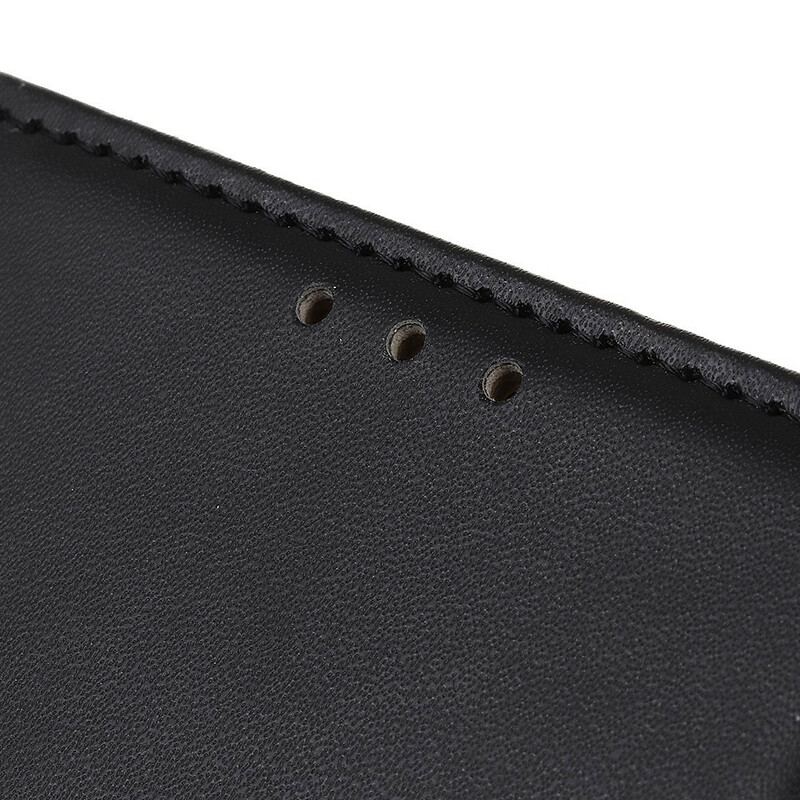 Capa Em Pele Para Samsung Galaxy S21 5G Couro Sintético Liso