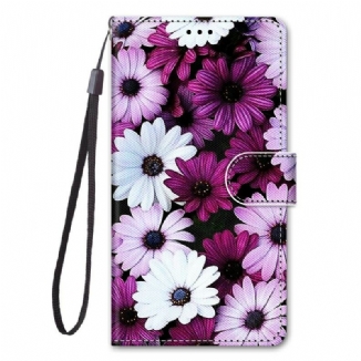 Capa Em Pele Para Samsung Galaxy S21 5G Maravilha Floral