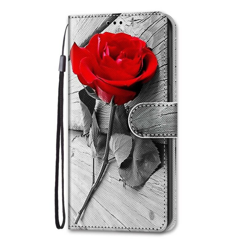 Capa Em Pele Para Samsung Galaxy S21 5G Maravilha Floral