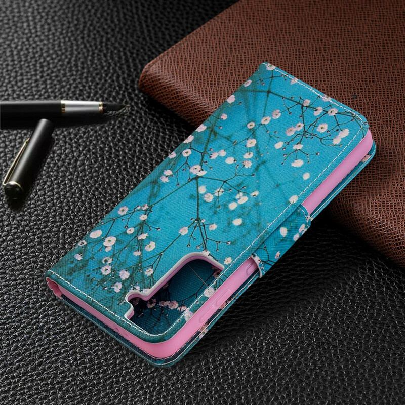 Capa Flip Para Samsung Galaxy S21 5G Árvore Florida