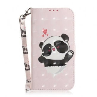 Capa Flip Para Samsung Galaxy S21 5G De Cordão Strappy Panda