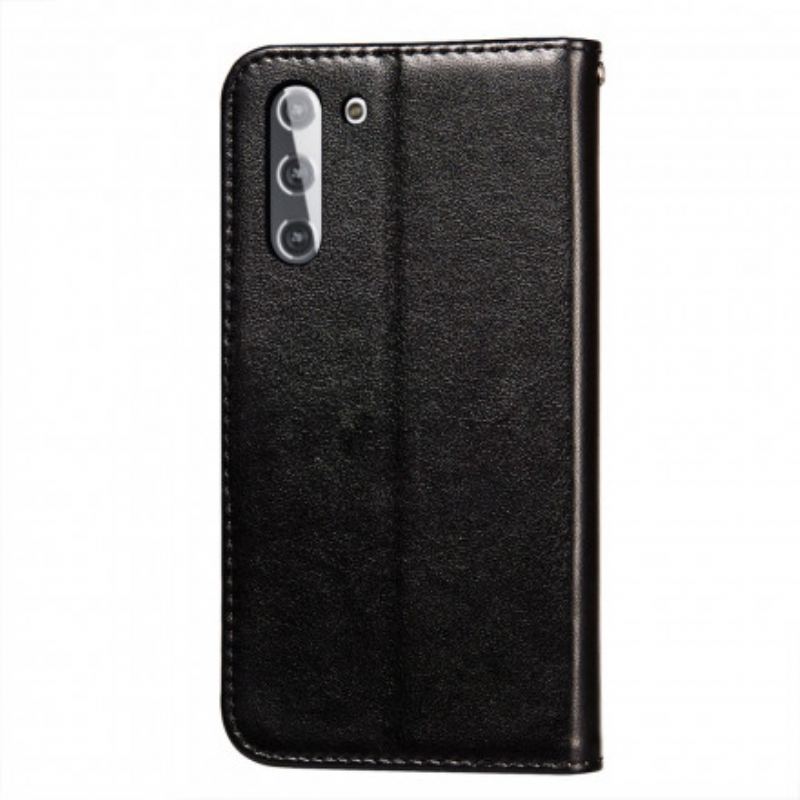 Capa Flip Para Samsung Galaxy S21 5G Fecho De Couro Estilo Reversível