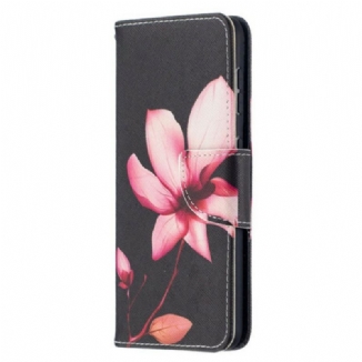 Capa Flip Para Samsung Galaxy S21 5G Flor Rosa