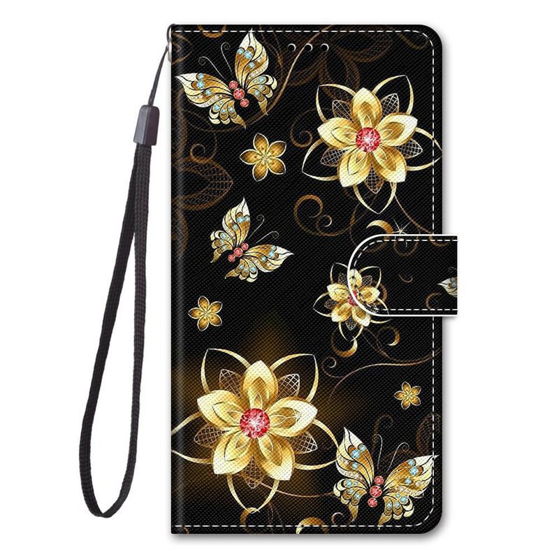 Capa Flip Para Samsung Galaxy S21 5G Flores Mágicas