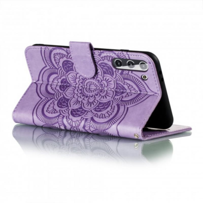 Capa Flip Para Samsung Galaxy S21 5G Mandala Completa