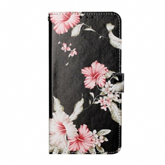 Capa Folio Para Samsung Galaxy S21 5G Flores Loucas