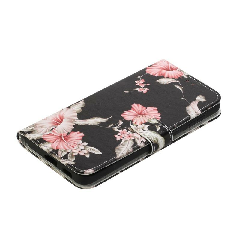 Capa Folio Para Samsung Galaxy S21 5G Flores Loucas