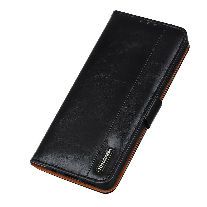 Capa Folio Para Samsung Galaxy S21 5G Khazneh Elegância Estilo Couro