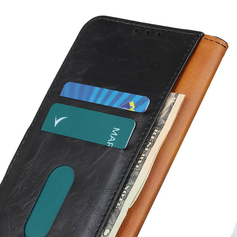 Capa Folio Para Samsung Galaxy S21 5G Khazneh Elegância Estilo Couro