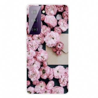 Capa Para Samsung Galaxy S21 5G Flores Intensas