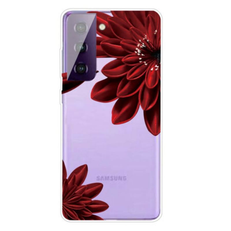 Capa Para Samsung Galaxy S21 5G Flores Silvestres