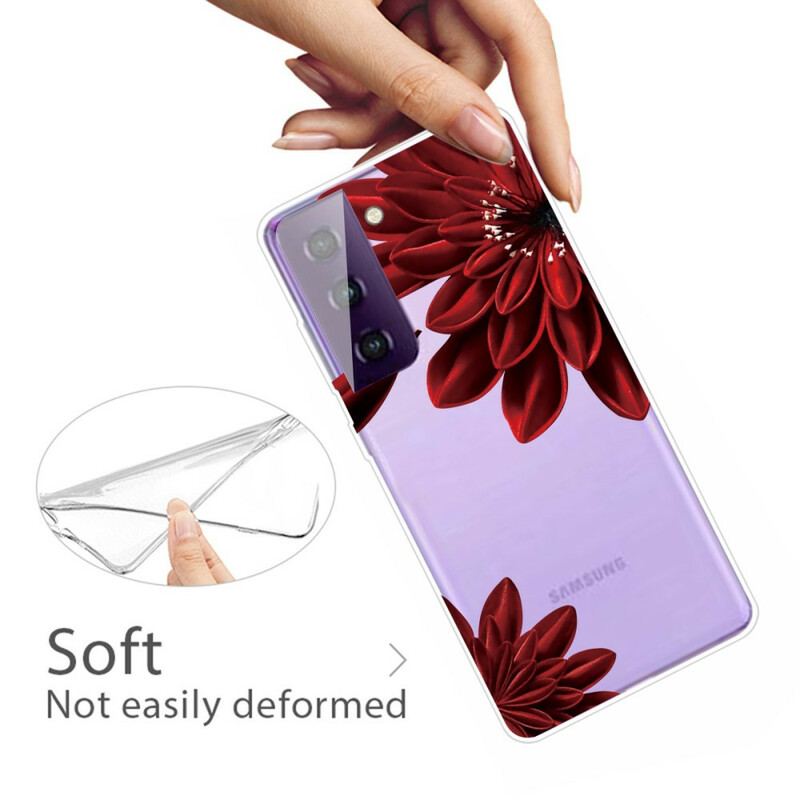 Capa Para Samsung Galaxy S21 5G Flores Silvestres