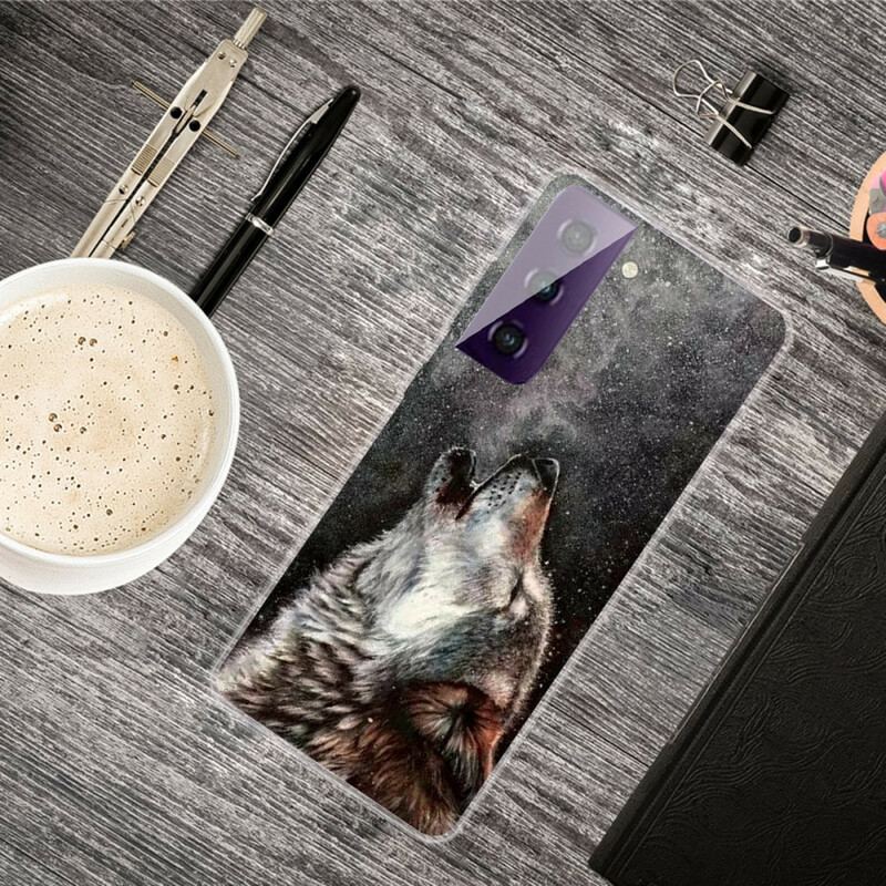 Capa Para Samsung Galaxy S21 5G Lobo Sublime