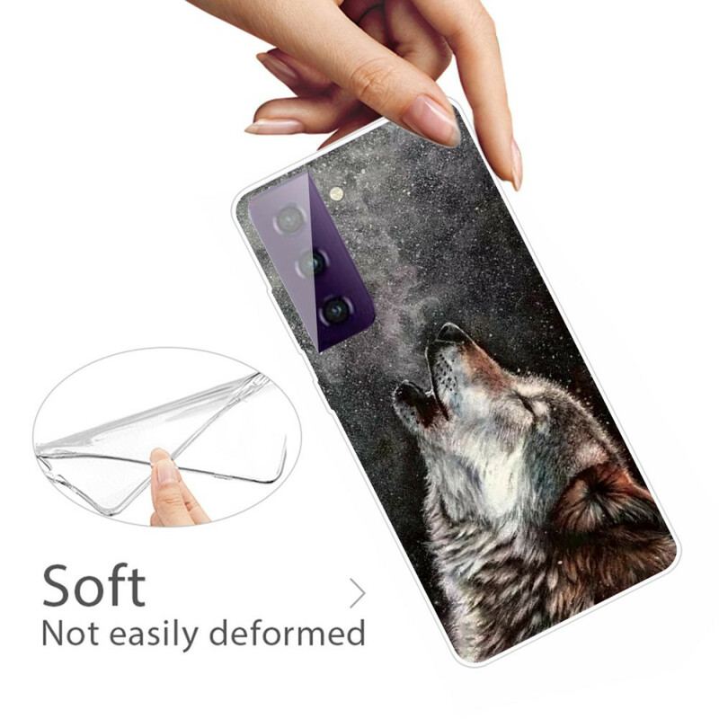 Capa Para Samsung Galaxy S21 5G Lobo Sublime