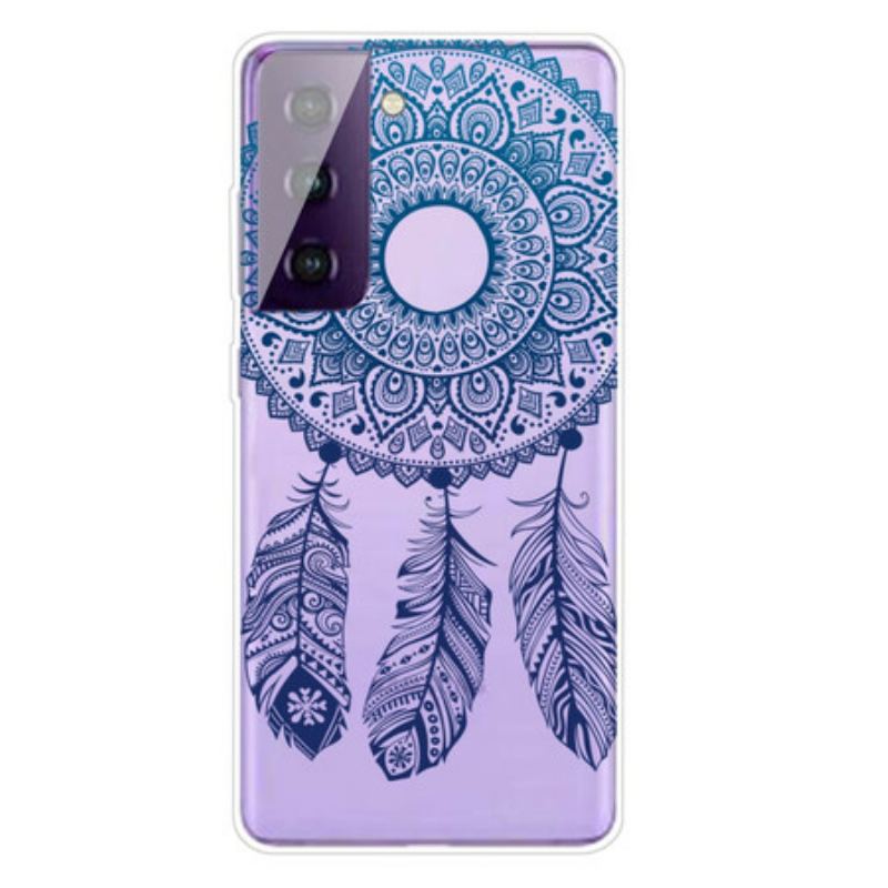 Capa Para Samsung Galaxy S21 5G Mandala De Flor Única