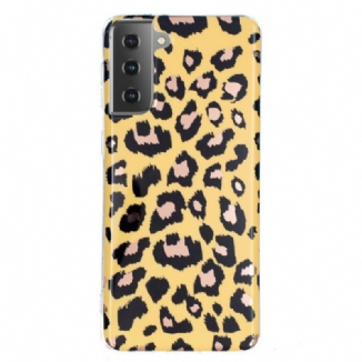 Capa Para Samsung Galaxy S21 5G Mármore Estilo Leopardo